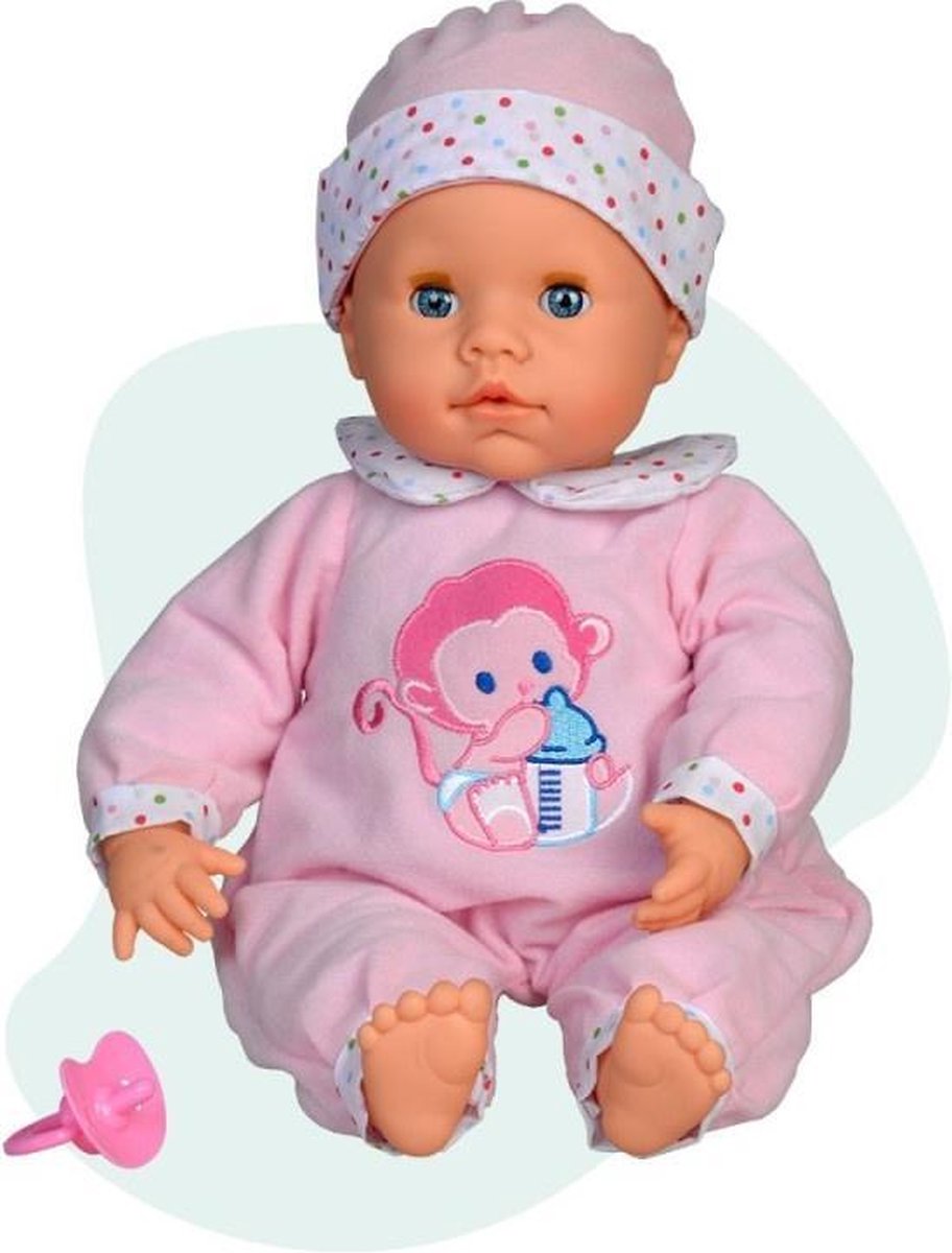 Falca Interactieve Babypop 38 Cm Roze