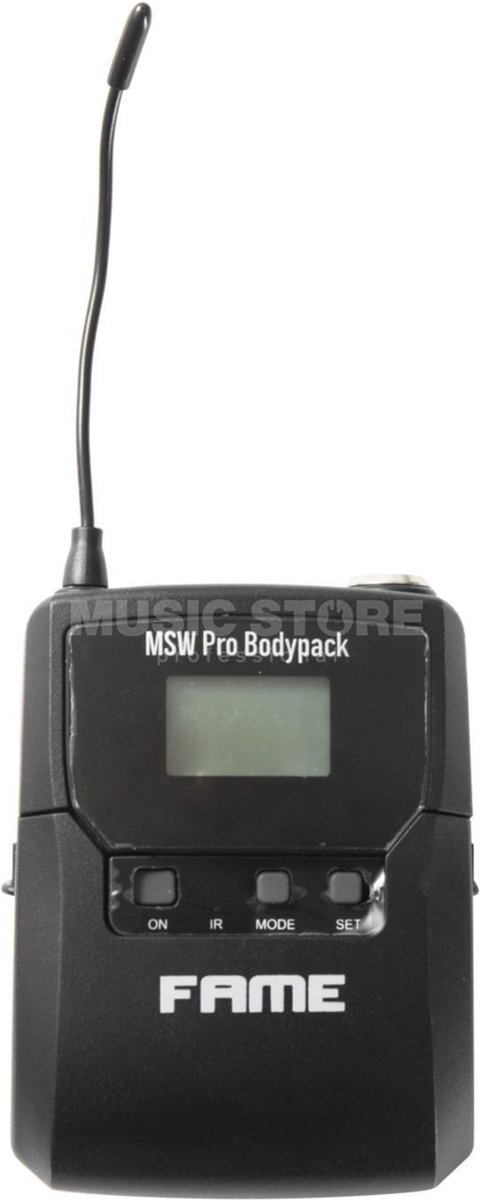 Fame Audio MSW Pro 1/2 Bodypack 823 - 832 und 863 - 865 Mhz - Losse componenten