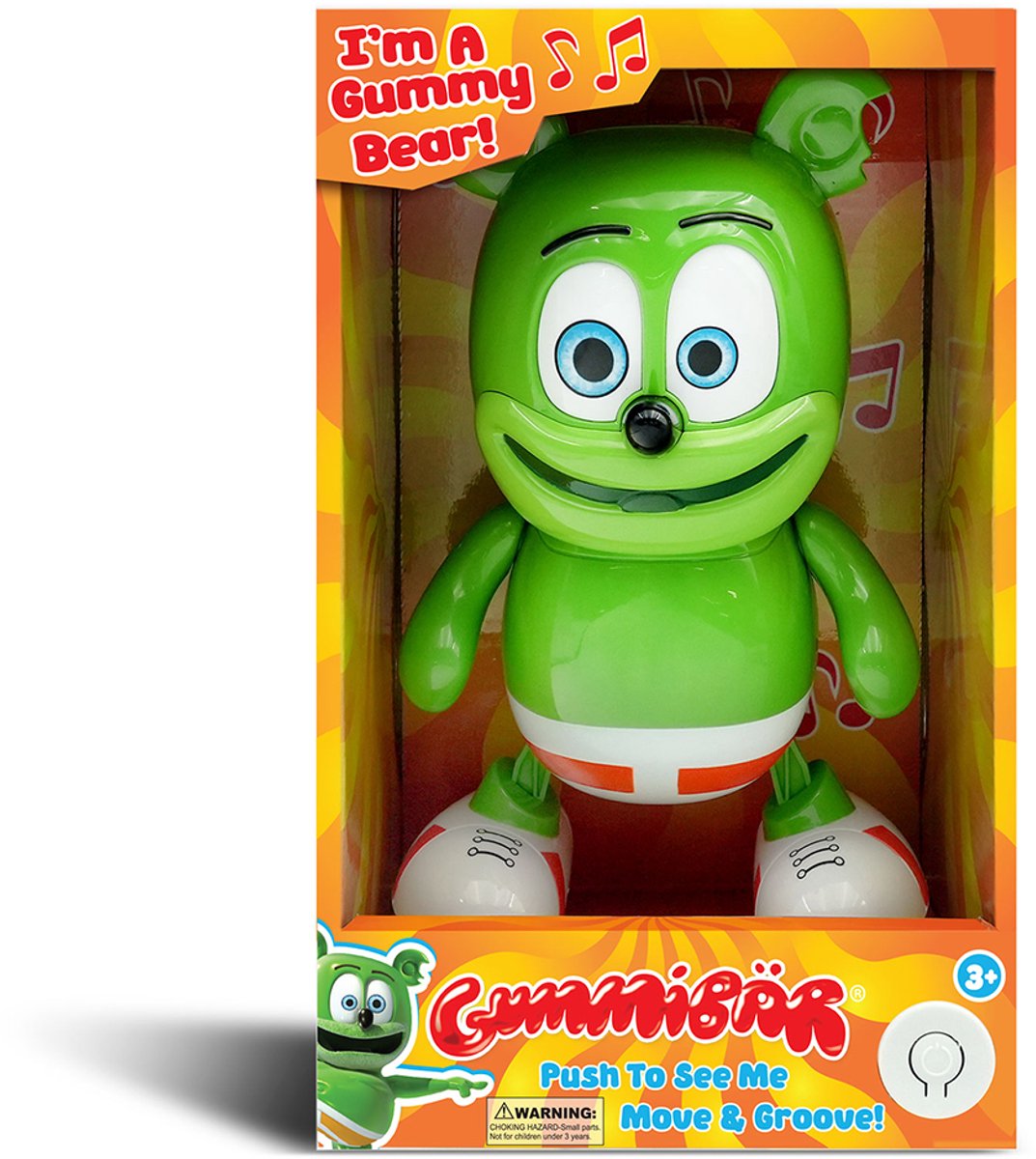   Dansende Robo-gummibeer Spaanse Versie Groen