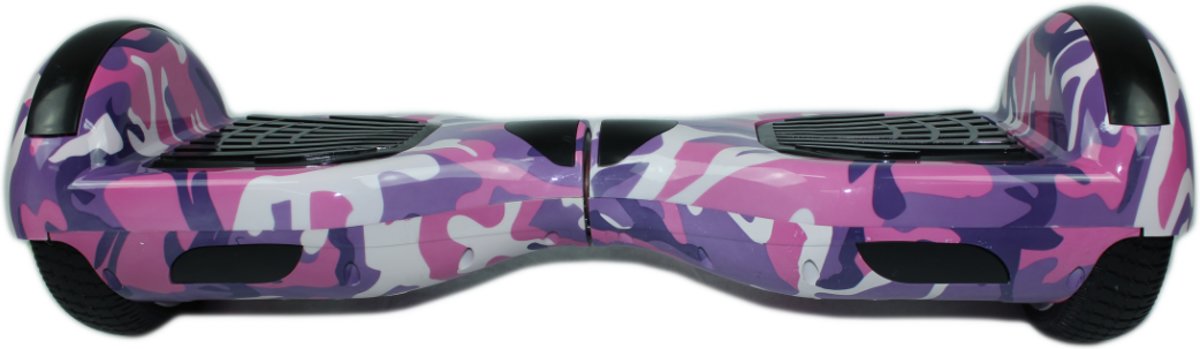 Hoverboard 6.5 Inch, Leger Roze Camouflage, Samsung accu, Bluetooth, full body LED-verlichting en met TAOTAO moederbord, Afstandsbediening, 700W motoren