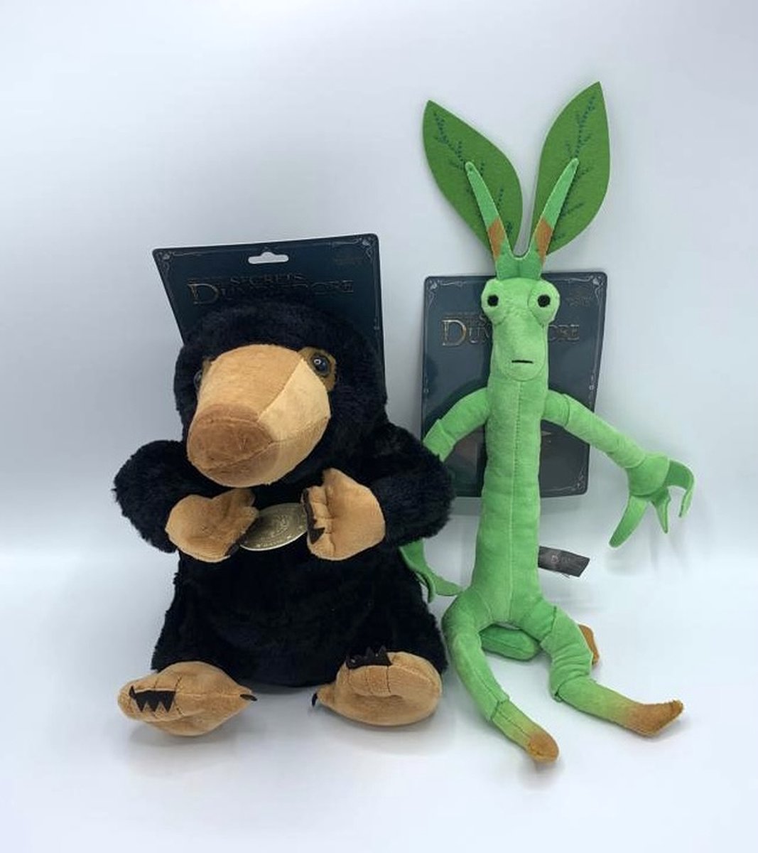 Fantastic Beasts - Niffler & Bowtruckle knuffelset - 30 cm - Pluche - Harry Potter