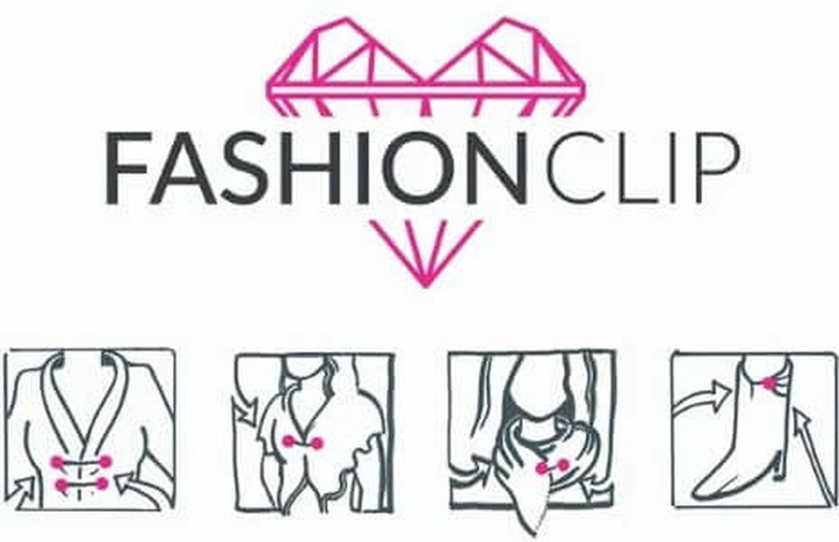 Fashionclip Vestclip Klavertje Vier