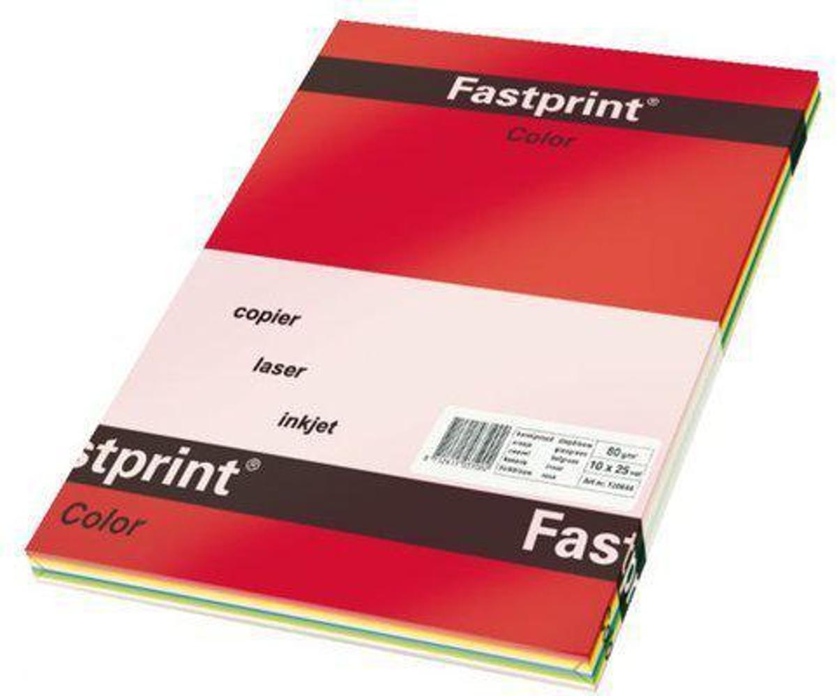 Gekleurd Papier A4 80gr FP 5 Felle Kleuren