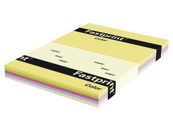 Gekleurd Papier A4 80gr FP 5 Pastel Kleuren