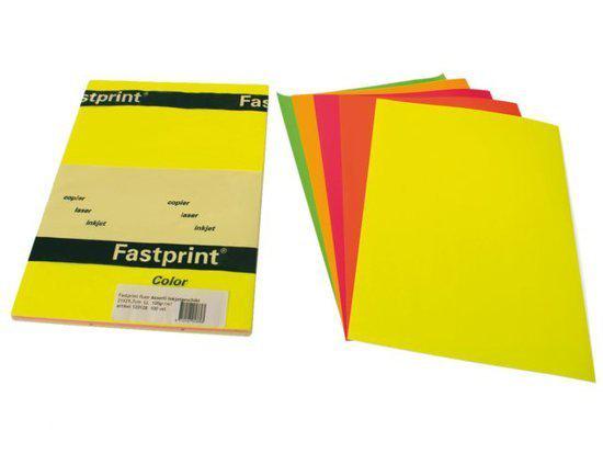 Gekleurd Papier A4 90gr FP Fluor 100vel