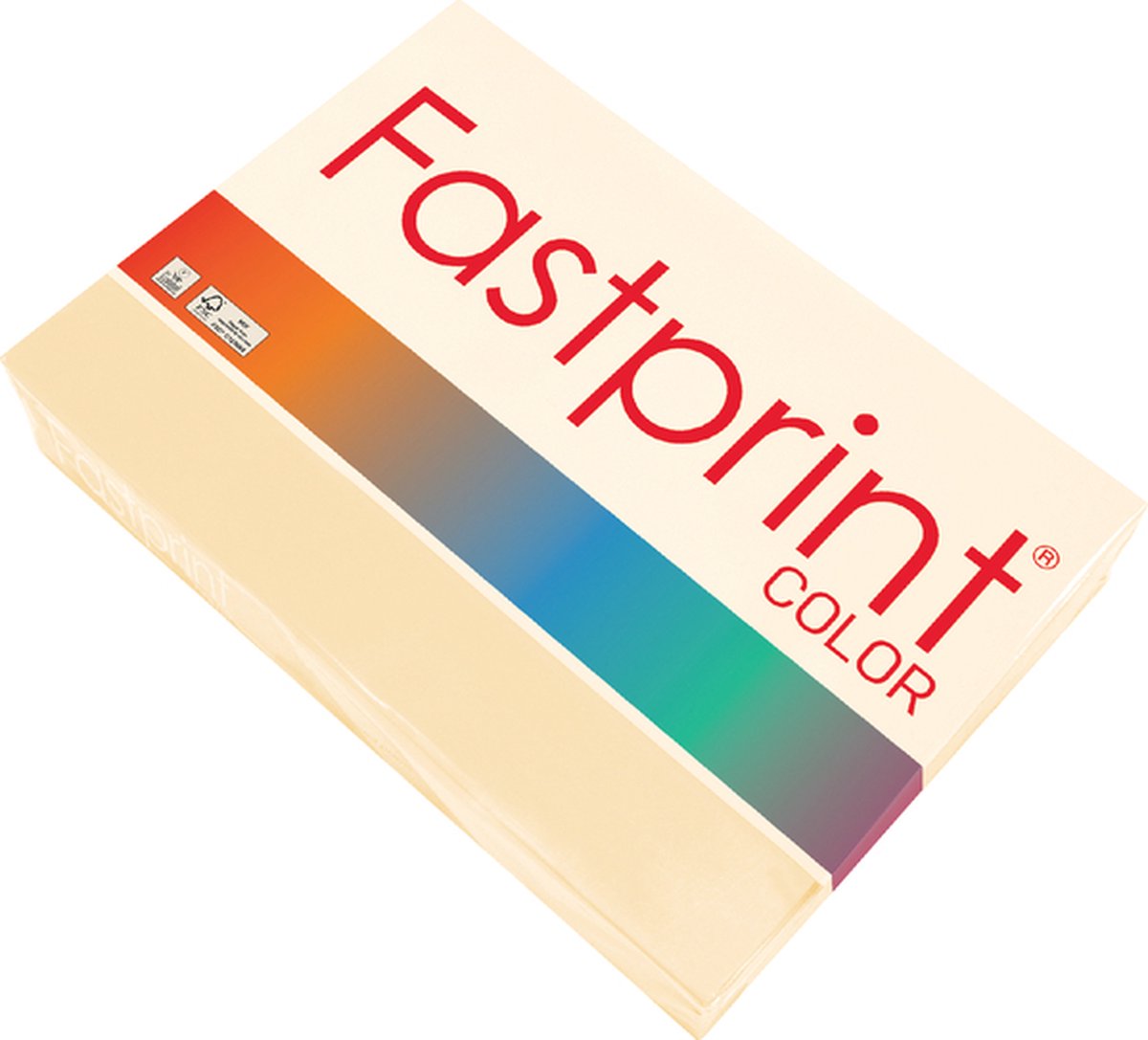 Kopieerpapier Fastprint A4 80gr creme 500vel