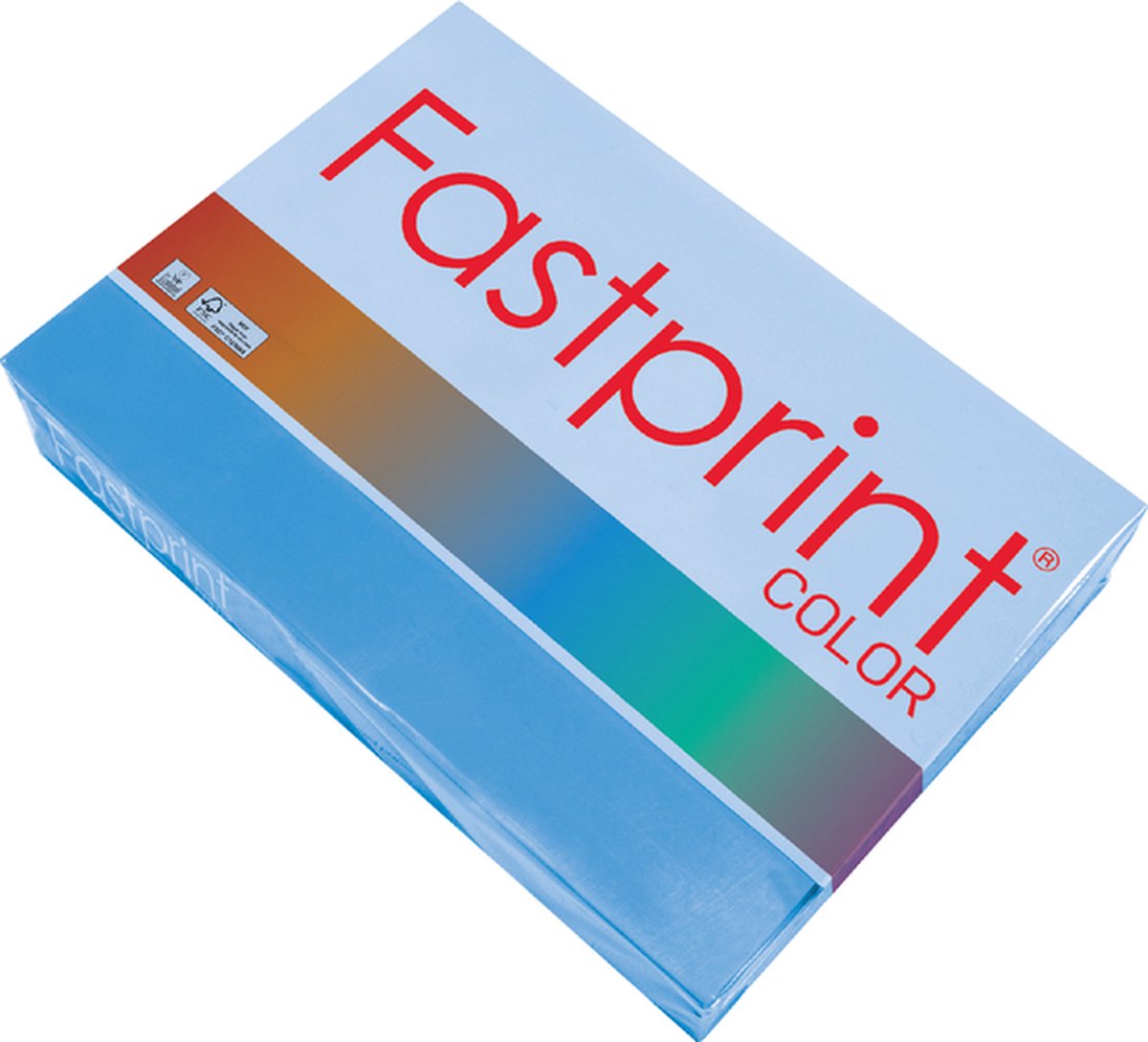 Kopieerpapier Fastprint A4 80gr diepblauw 500vel