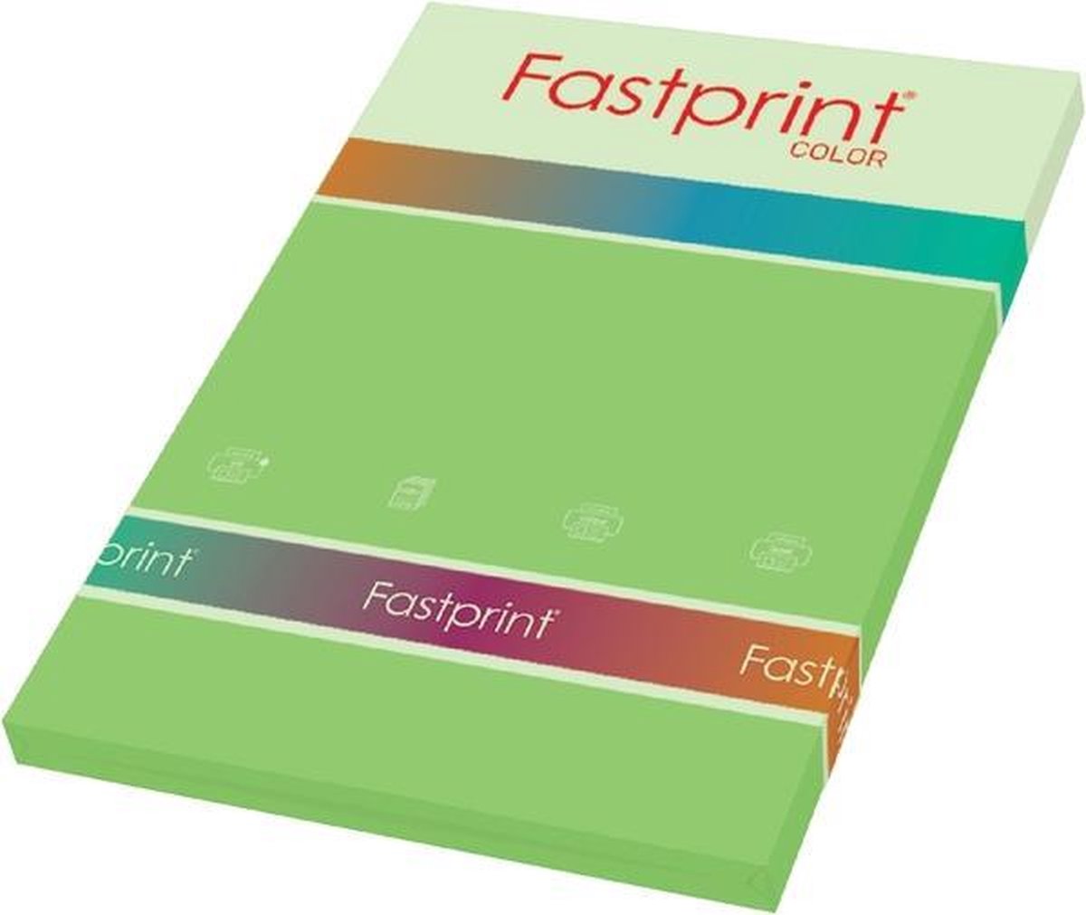 Kopieerpapier fastprint-100 a4 80gr helgroen