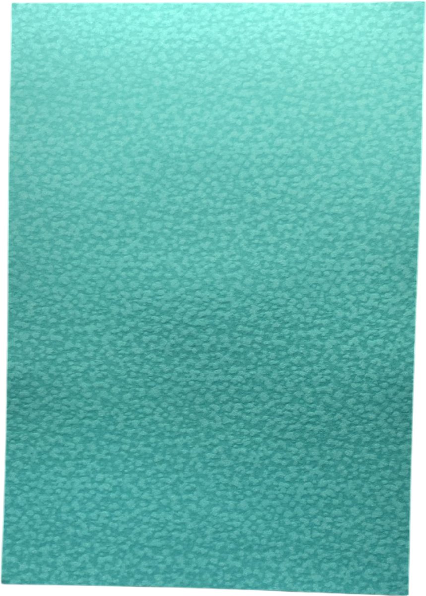 Favini® – 10 vel A4 Papier – SPP Mintgroen – Cardstock - 140 g/m² – Hamer persing – Uniek Structuurpapier met Gekleurde Verdieping – Japanse Vezelmix