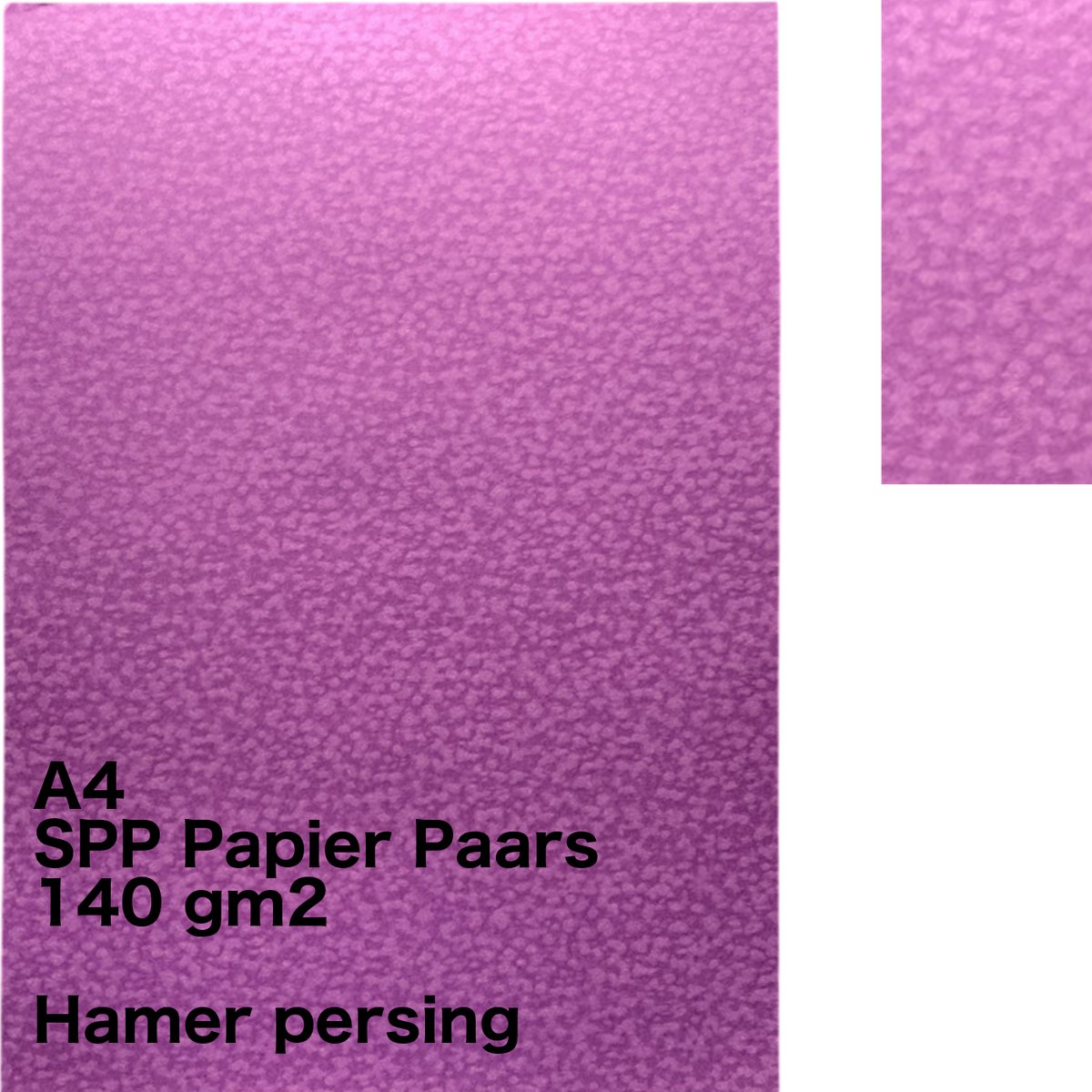 Favini® – 10 vel A4 Papier – SPP Paars – Cardstock - 140 g/m² – Hamer persing – Gekleurd Structuurpapier met Japanse Kunstvezels - Cardstock