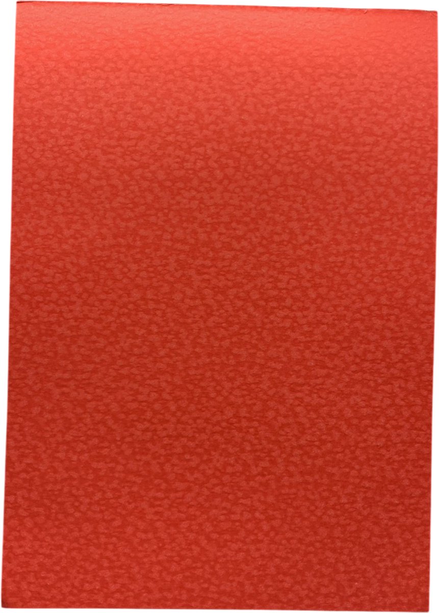 Favini® – 10 vel A4 Papier – SPP Rood – Cardstock - 280 g/m² – Hamer persing – Uniek Structuurpapier met Gekleurde Verdieping – Japanse Vezelmix