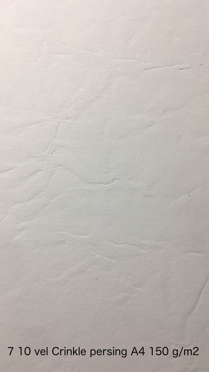 Favini® – 30 vel Kreukel - Crincle Persing Papier – A4 – Hoogwit – Cardstock - 150 g/m² – Enkelzijdig Geperst – Embossed Structuur – Zuurvrij Zwaar Papier