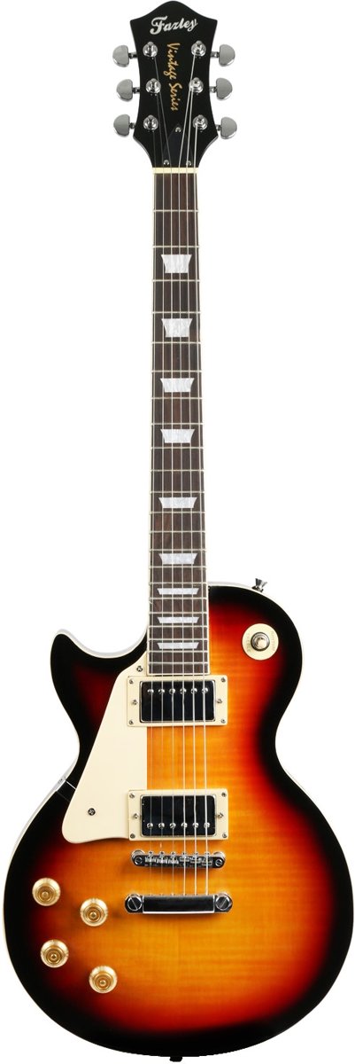 Fazley FLP318SBLH linkshandige elektrische gitaar sunburst