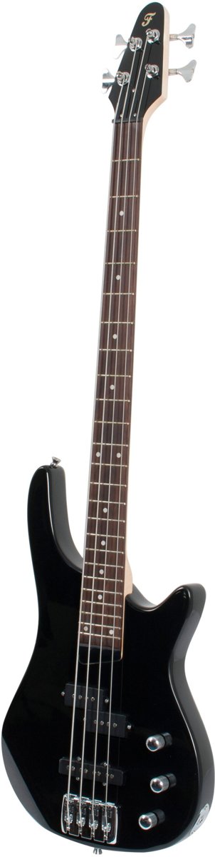 Fazley FMB118BK elektrische basgitaar zwart