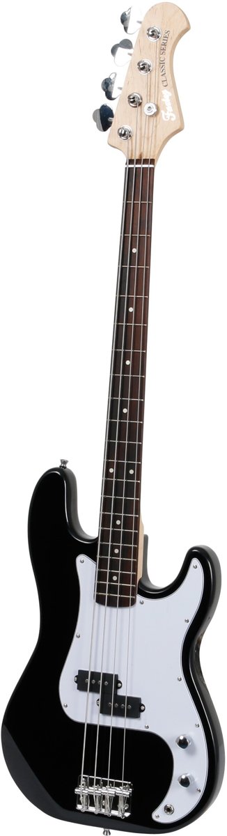 Fazley FPB118BK elektrische basgitaar zwart