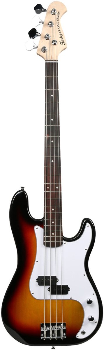 Fazley FPB118SB elektrische basgitaar sunburst