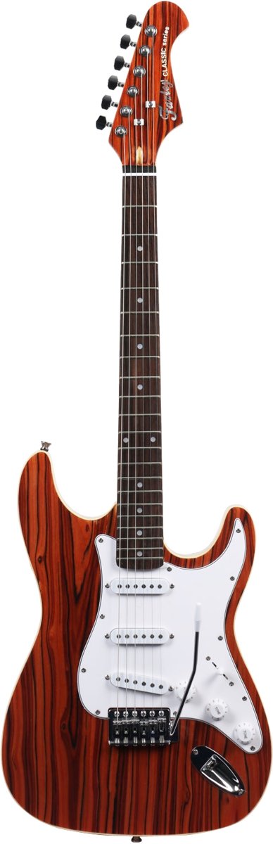 Fazley FST118PW Padauk Wood elektrische gitaar