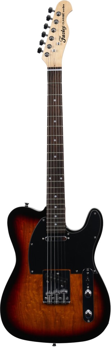 Fazley FTL218SB Sunburst elektrische gitaar