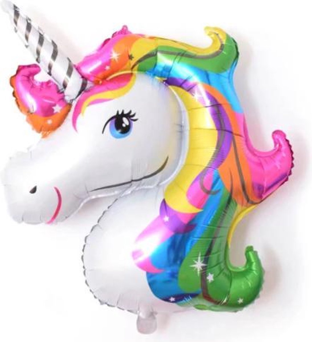 Unicorn Ballon - Kleur - XXL - 110cm - Folie Ballon - Eenhoorn - Paard - Versiering - Ballonnen - Verjaardag - Thema Feest - Helium ballon