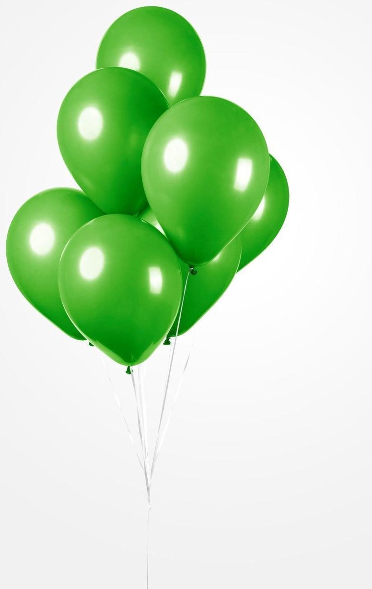 25 Ballonnen Appeltjes groen, 30 cm , Helium geschikt, Verjaardag, Feest