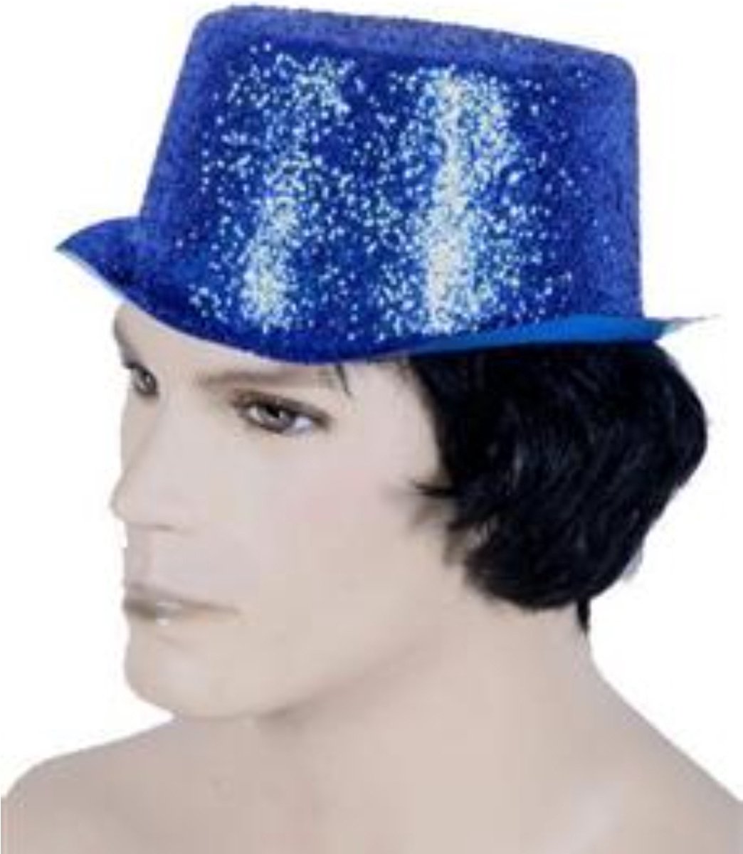 4 stuks Mooie  Glitter Hoeden  Blauw, Nieuwjaar, Hoofdeksel, Hoed, Themafeest