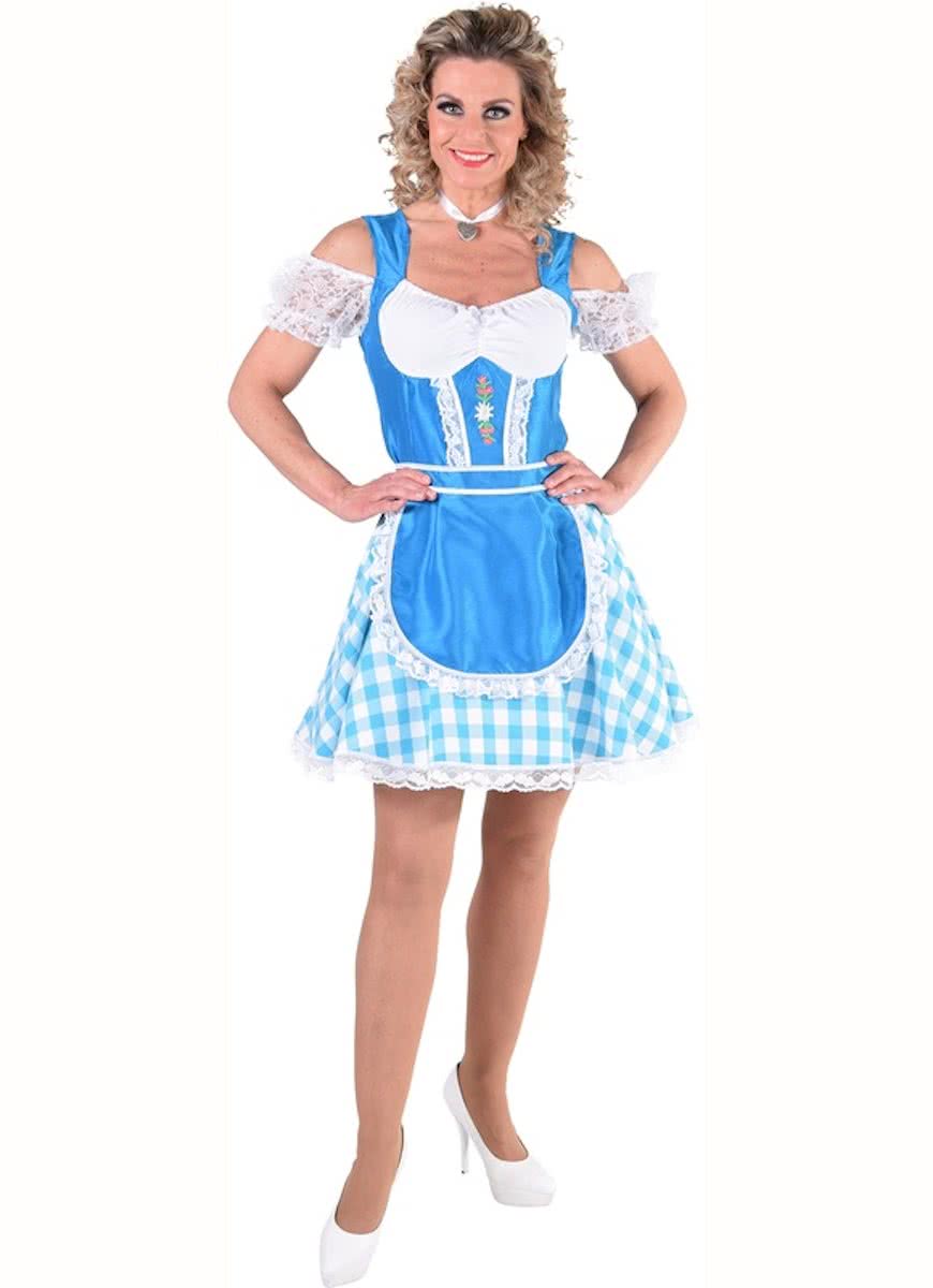 Dirndl turquoise tirol dame-Maat:M