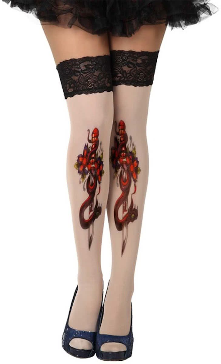 Panty met tattoo