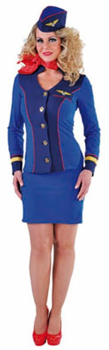 Stewardess sky blue-Maat:XL