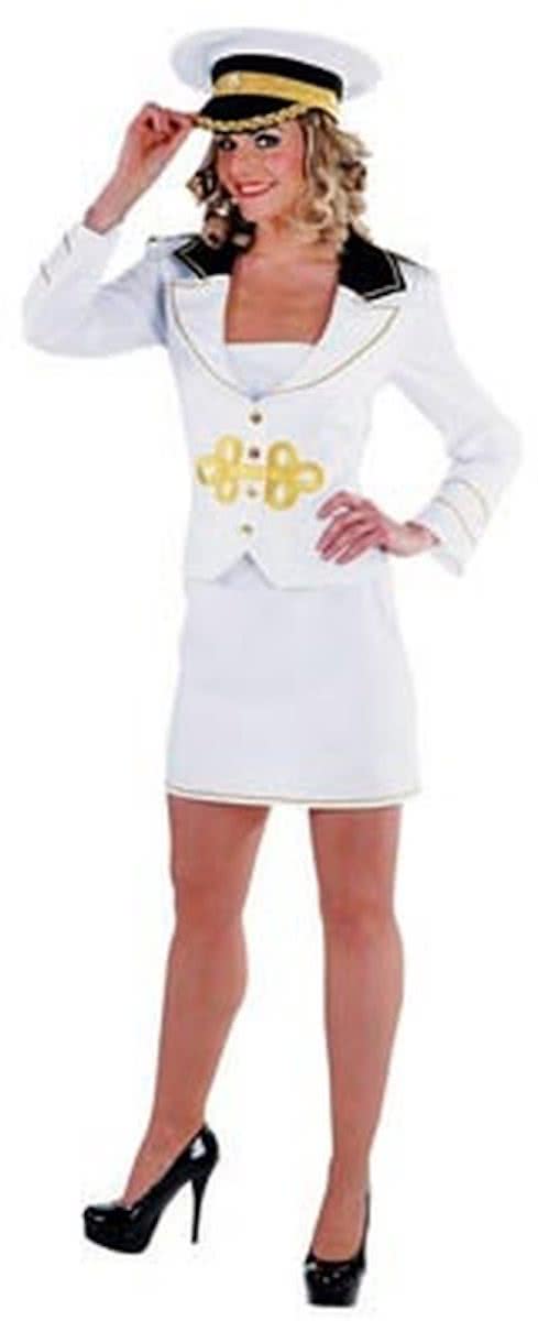 Uniform Love boat dames kostuum kapitein-Maat:XL