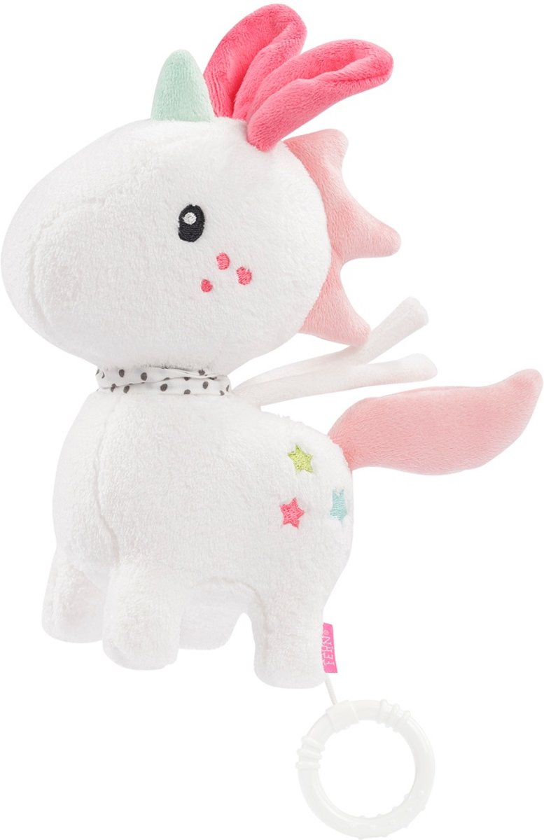   Aiko & Yuki Muziekdoos Eenhoorn 20 Cm Wit