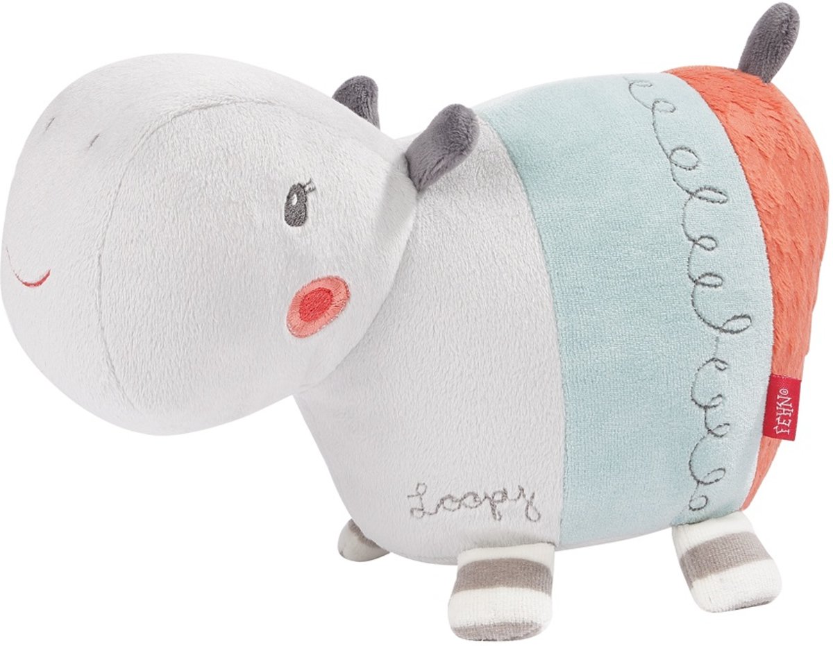 Fehn Knuffelnijlpaard Loopy 26 Cm