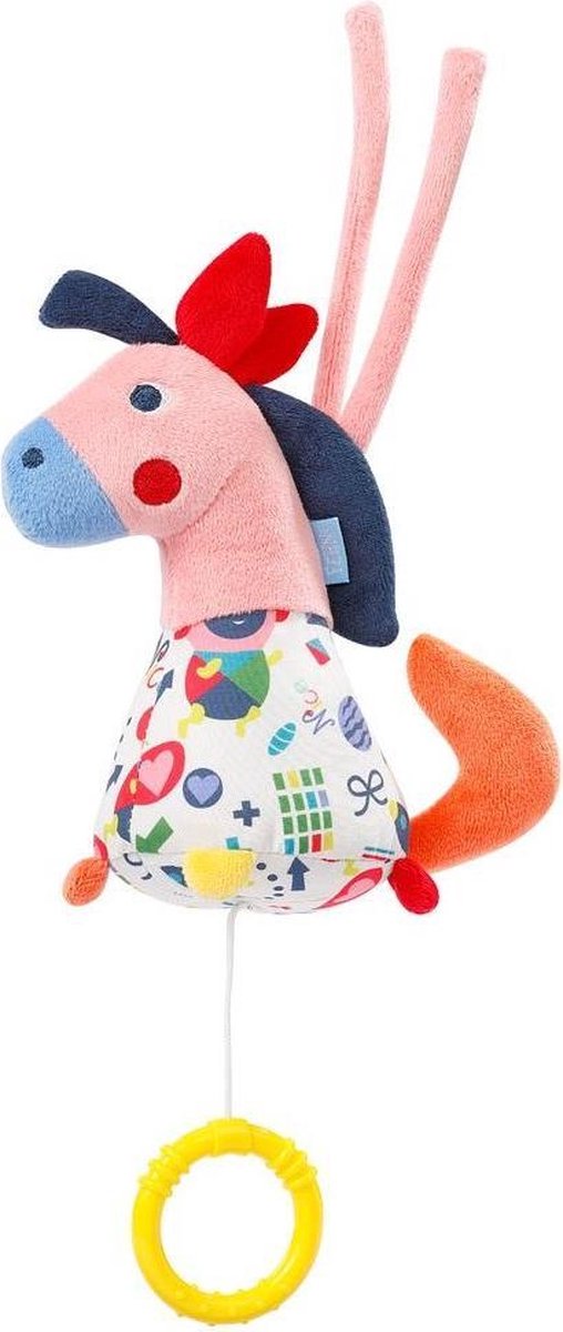 Fehn Muziekdoosje Color Friends Paard 15 Cm Pluche