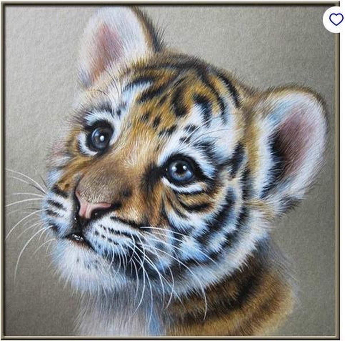 Diamond painting - Welpje - 20x20cm - Hobby - Diamond schilderen - Kinderen - Dieren