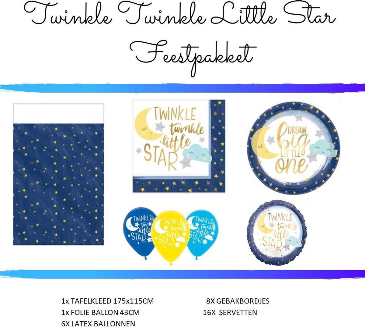 Twinkle Twinkle Little Star Feestversiering