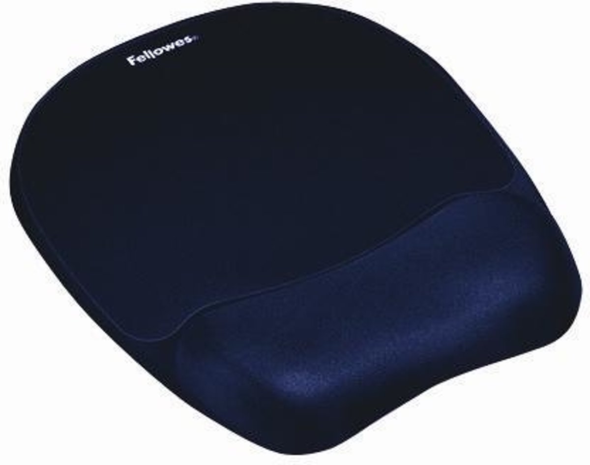 Fellowes Traagschuim (memory foam) muismat/polssteun saffier