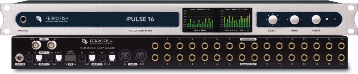 Ferrofish Pulse 16 - Digitale converters