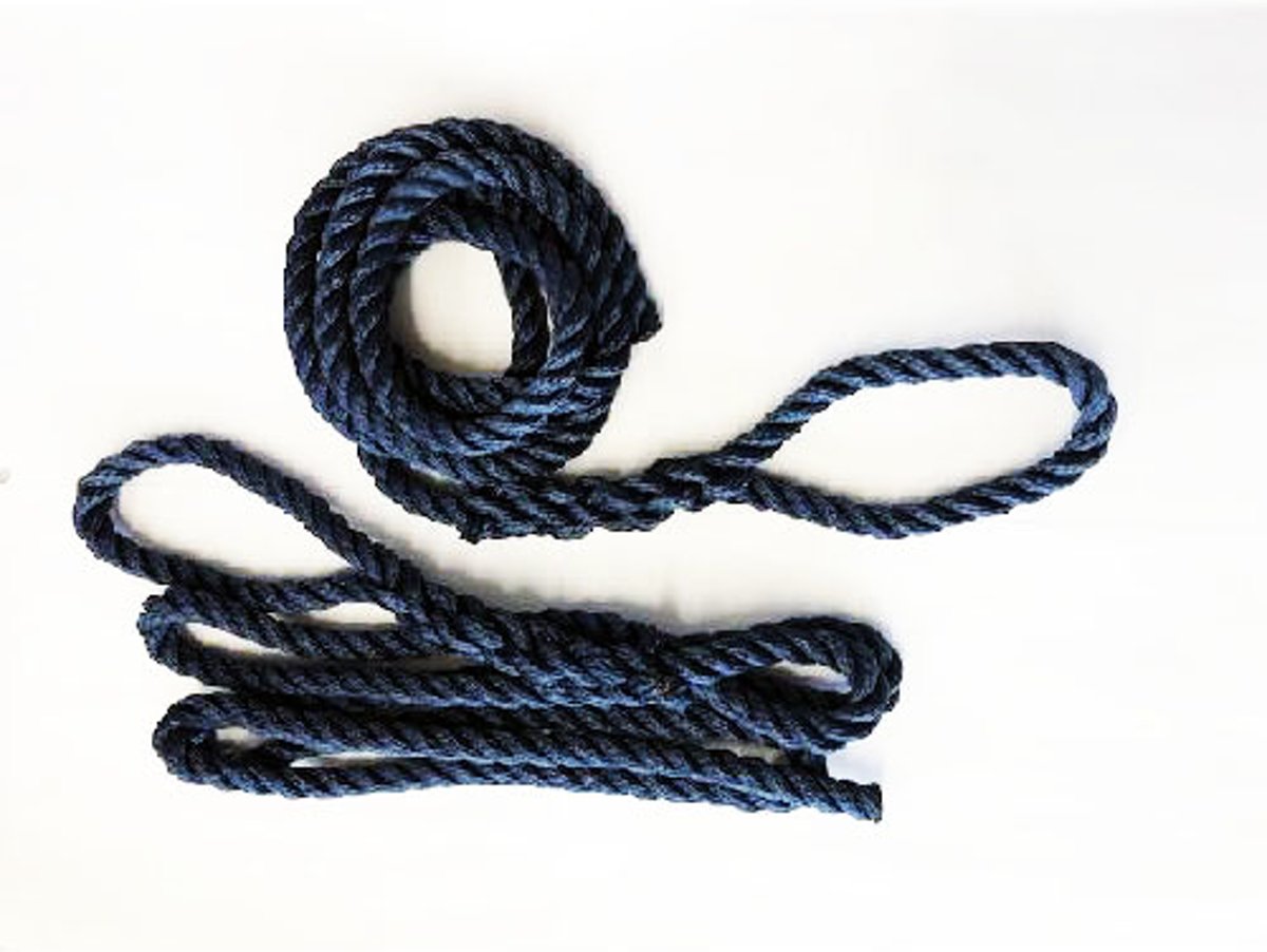 Fenderlijn per 2 - 2m x 10mm - navy