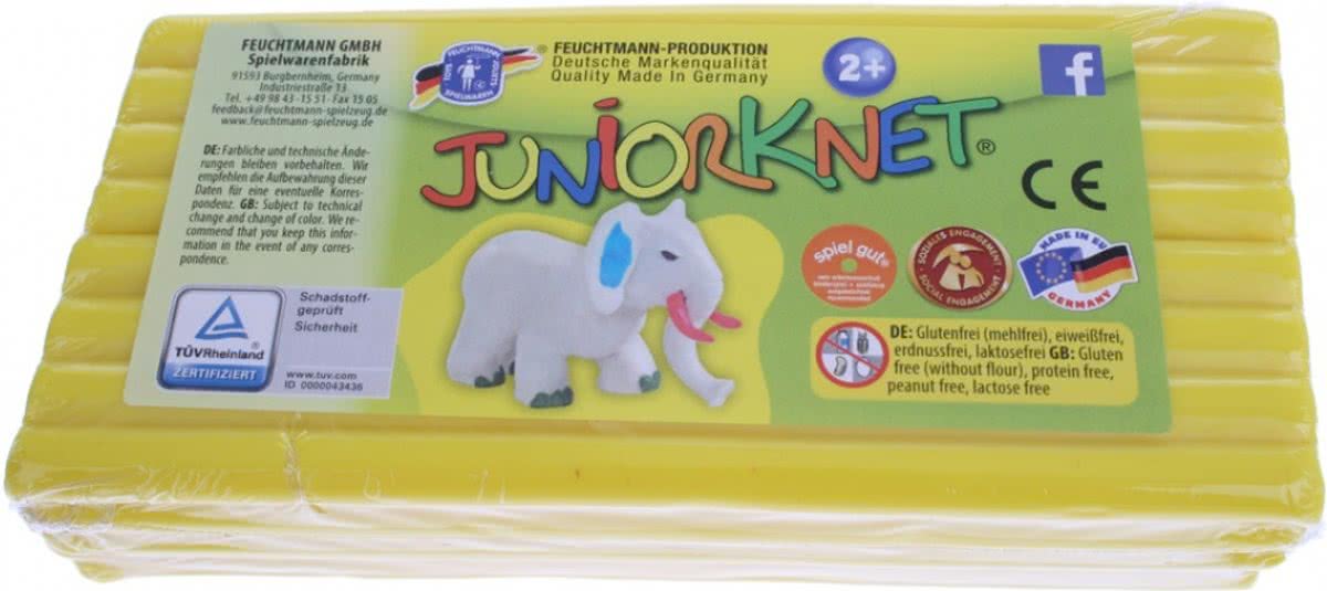 Feuchtmann Juniorknet Klei Jumbo Pack 500 gram Geel