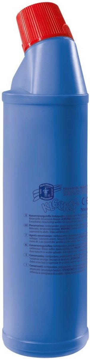 Feuchtmann Klecksi Fles Vingerverf 900 Ml Blauw