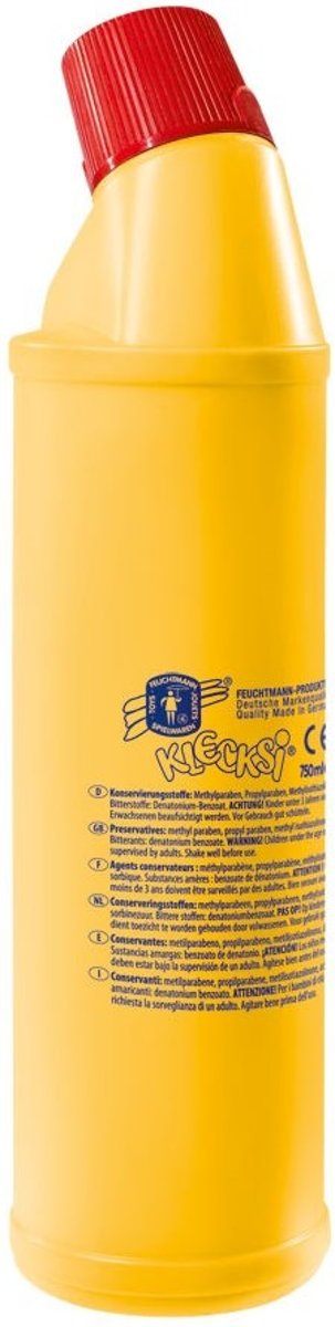 Feuchtmann Klecksi Fles Vingerverf 900 Ml Geel