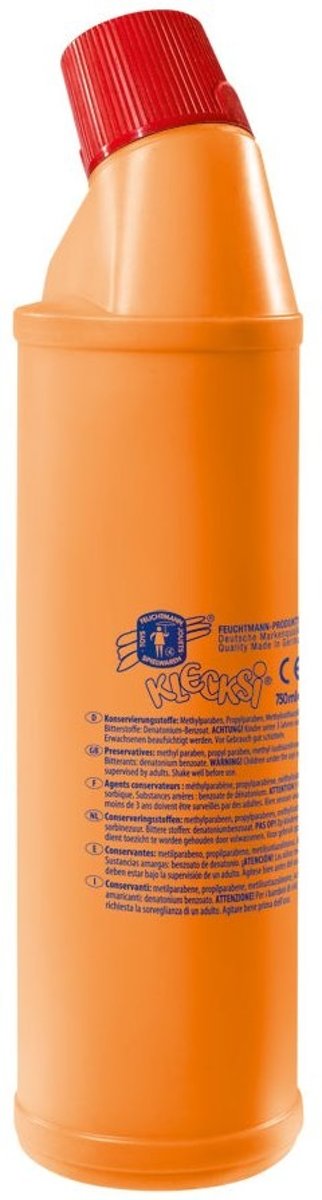 Feuchtmann Klecksi Fles Vingerverf 900 Ml Oranje