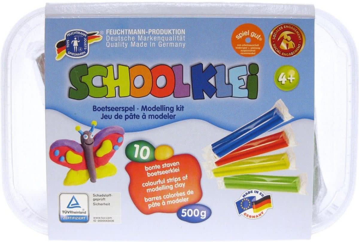 Feuchtmann Schul-Knet Klei Set One for Two - Box Maxi 500 gram