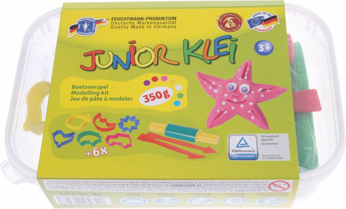 Juniorknet Klei Set One For Two - Box Midi 350 Gram