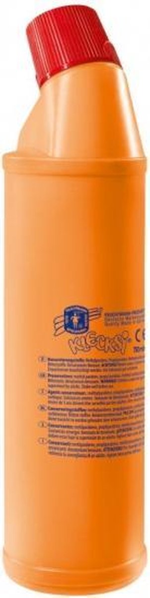 Klecksi Fles Vingerverf 900 ml Oranje