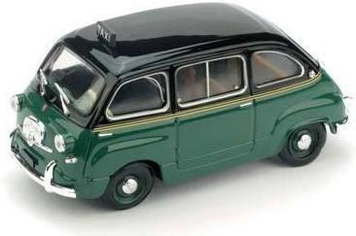 Fiat 600 Multipla 1 Series Taxi Milano 1956 Green