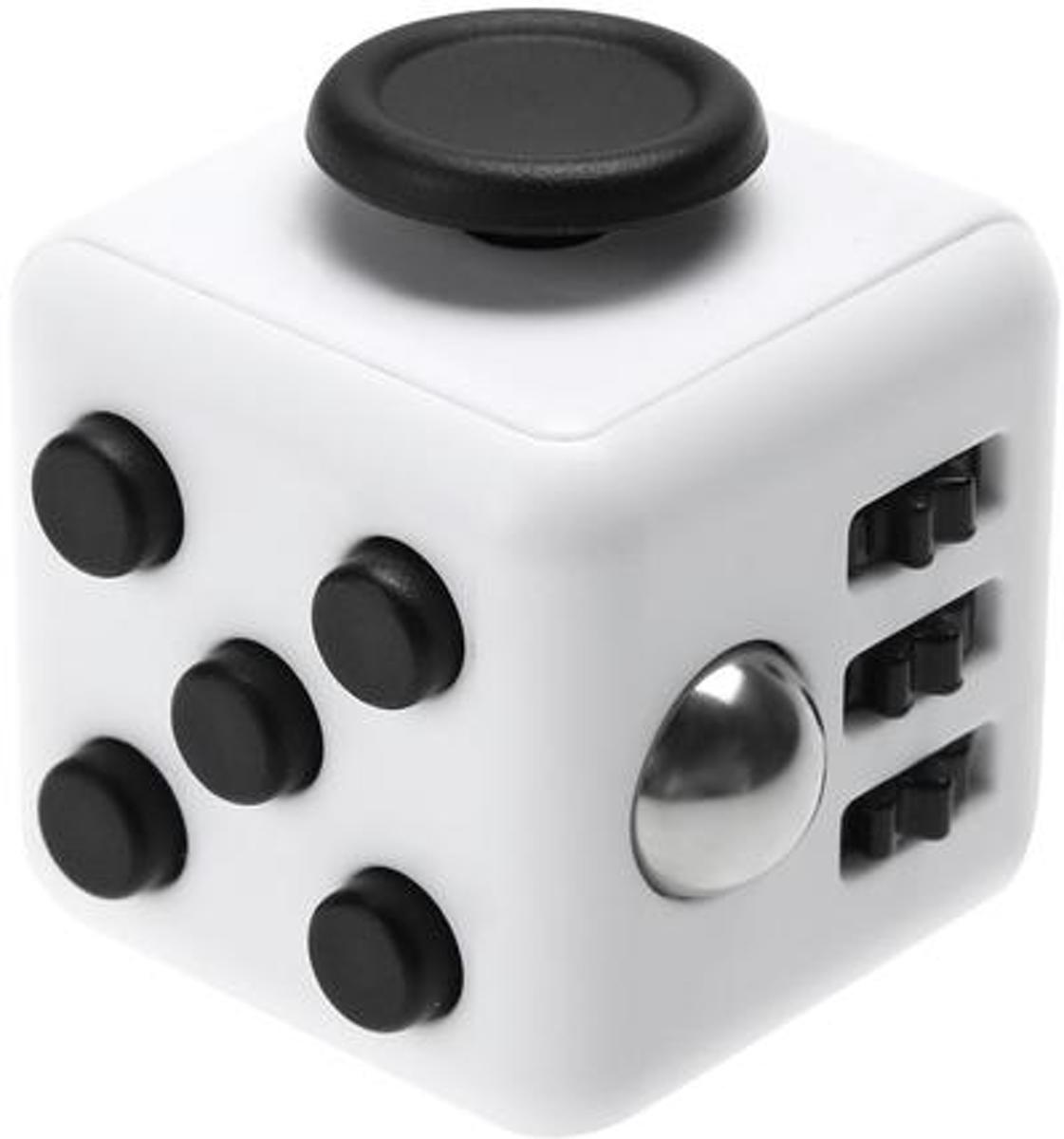 Fidget cube Wit/Zwart