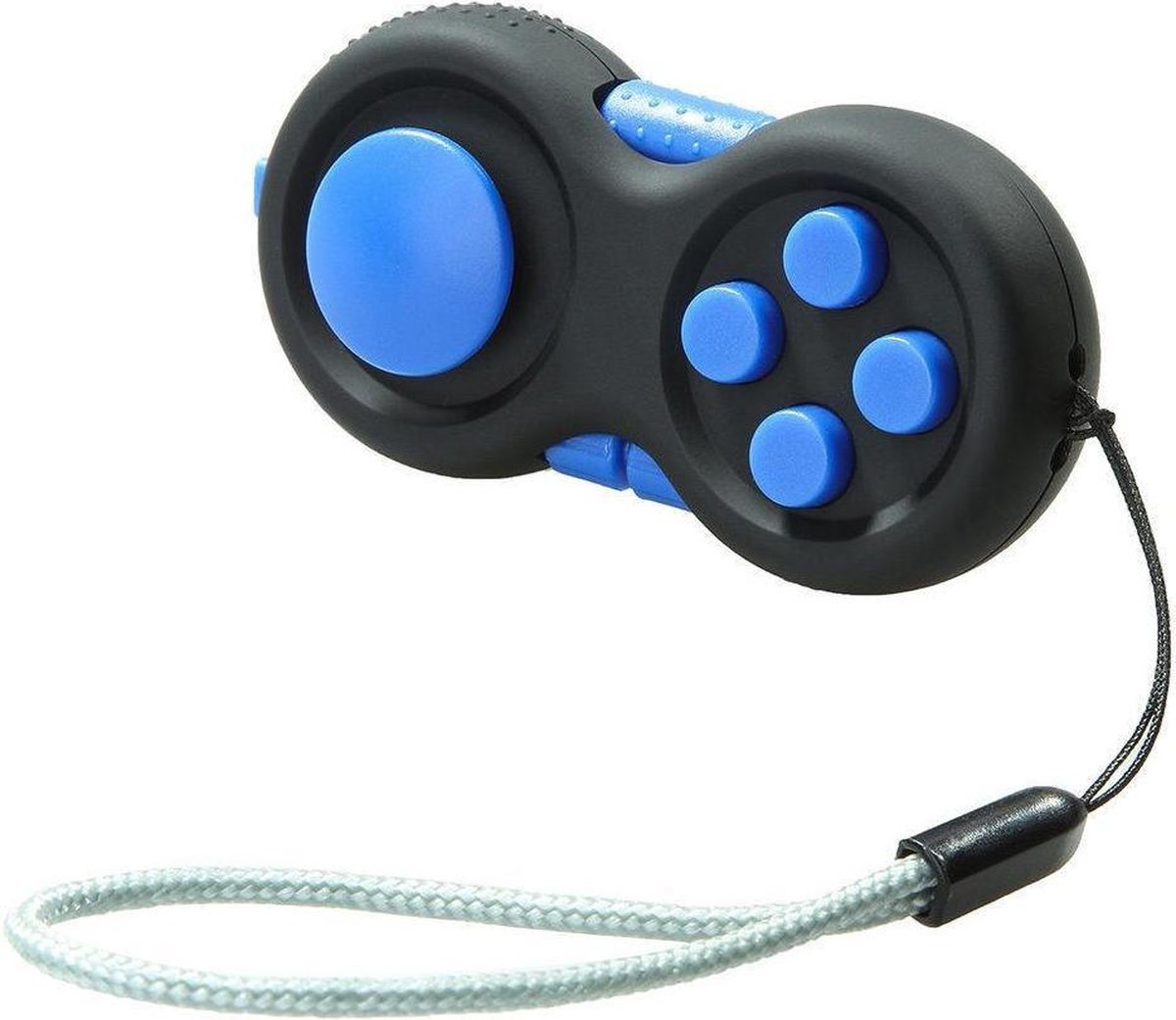   pad - friemelkubus - fidget toys - fidget toy - antistress - speelgoed - stress verlagend - joystick - gratis koord - Blauw