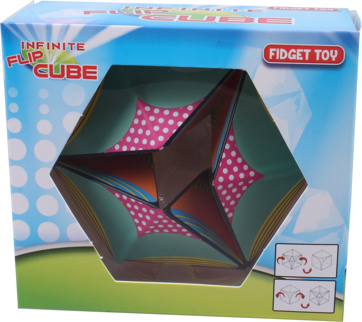 Fidget Mania Fidgetcube Bloem Junior 7 X 7 Cm