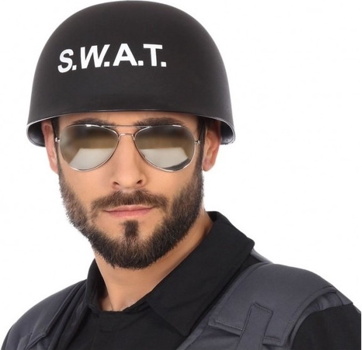 Politiehelm SWAT Zwart