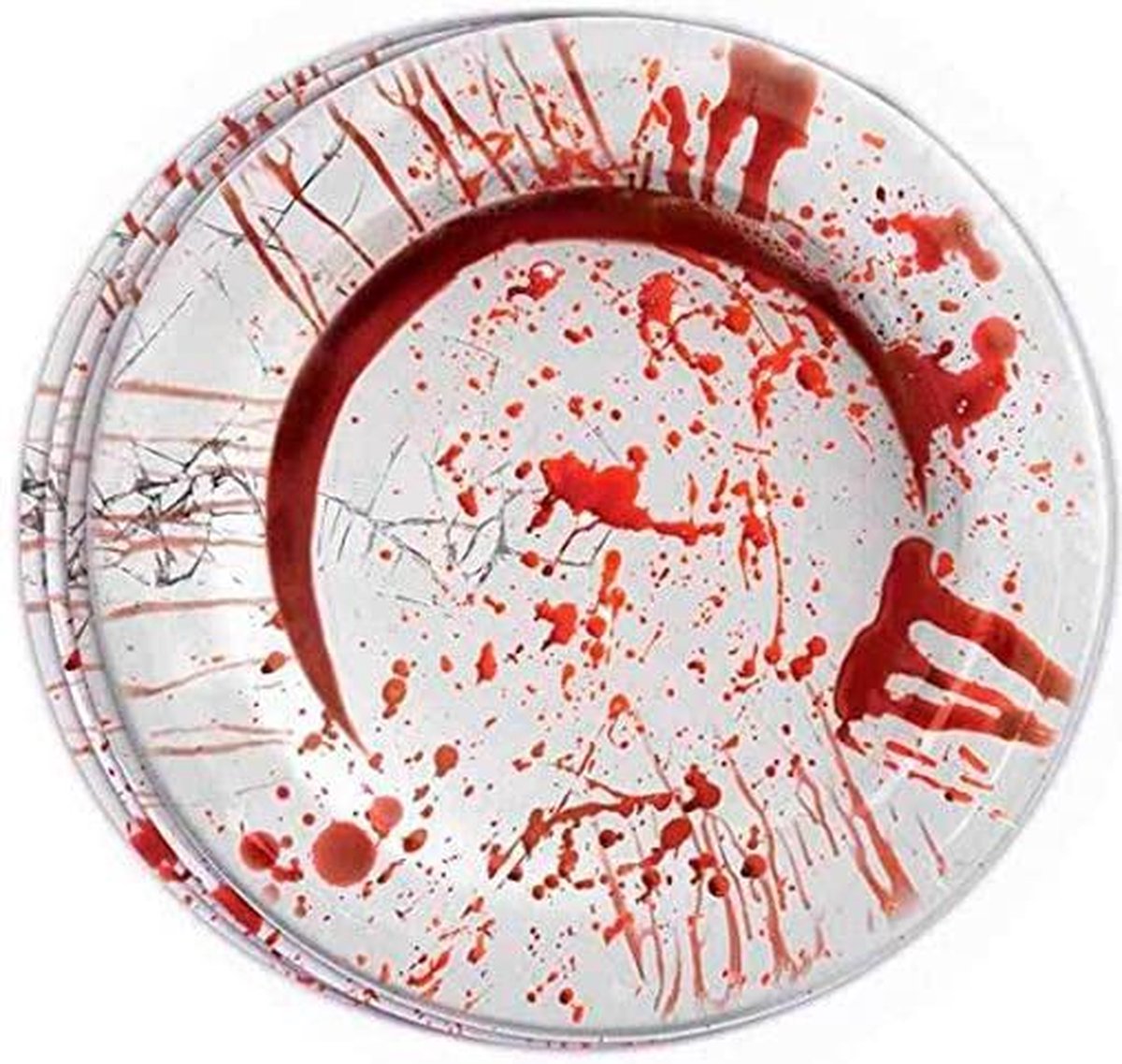 Fiestas Guirca Feestborden Bloody Halloween 23 Cm Wit/rood